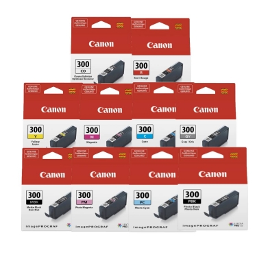 Canon PFI-300 10 Pack (All PRO-300 Inks)