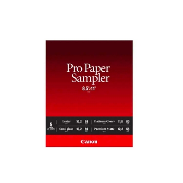 Canon Pro Paper Sampler Pack (8.5x11 Inch, 20 Sheets)
