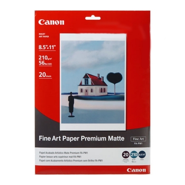 Canon FA-PM1 Premium Matte Fine Art Paper (8.5x11 Inch, 20 sheets)