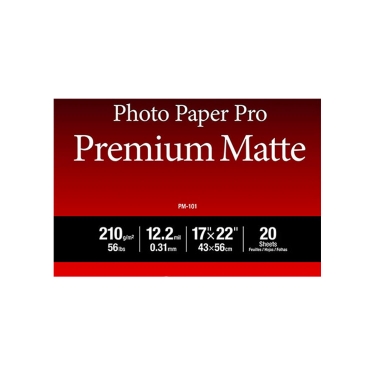 Canon PM-101 Premium Pro Matte 17x22 Paper (20 sheets)