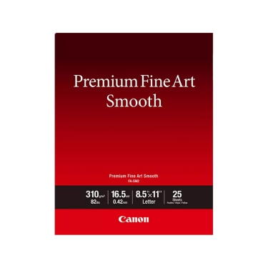 Canon FA-SM2 8.5x11 Fine Art Smooth Photo Paper (25 Sheets)