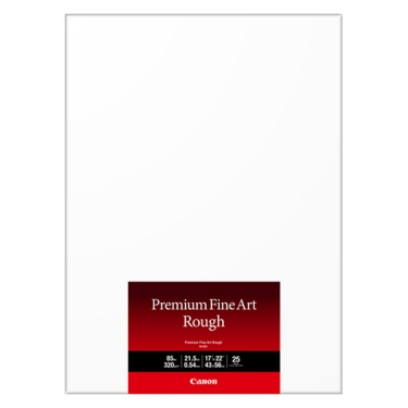 Canon FA-RG1 Fine Art Rough Photo Paper (17x22 Inch, 25 Sheets)