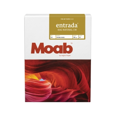 MOAB Entrada Rag Natural 190 (5x7 Inch, 25 Sheets)