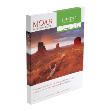 MOAB Juniper Baryta Rag 305 Paper (11x14 Inch, 25 Sheets)