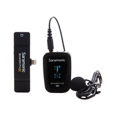Saramonic Blink 500 ProX B3 Wireless Lavalier Microphone System with Lightning Connector (2.4 GHz)