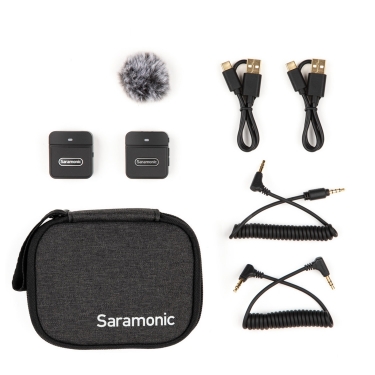 Saramonic Blink 100 B1 Clip-On Wireless 3.5mm Mic System for Cameras & Mobile Devices