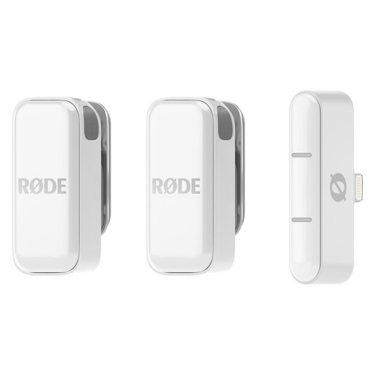 Rode Wireless Micro 2-Person Microphone System (USB-C, White)