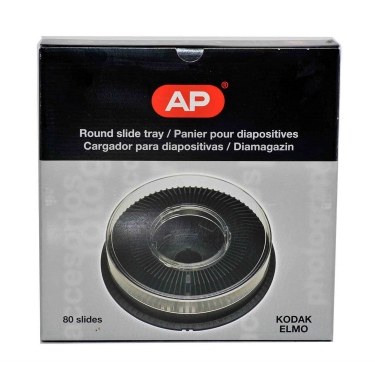 AP Round Slide Tray for Kodak Elmo (80 Slides) 