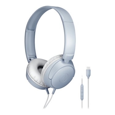 Audio-Technica ATH-S120C On-Ear USB-C Headphones (Grey)