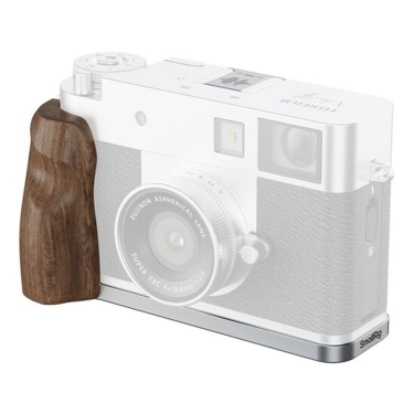 SmallRig L-Shaped Mount Plate with Wooden Handle for Fujifilm X Half (Silver)(5223)