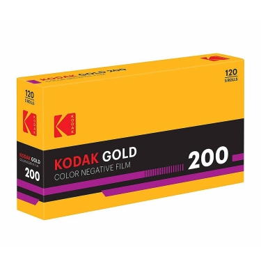 Kodak Gold ISO 200 Color Negative Film 120 (per roll)
