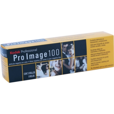Kodak Pro Image 100 Color Negative Film (35mm Roll Film, 36 Exposures, 5-Pack)