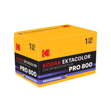 Kodak Ektacolor Pro ISO 800 Colour Negative 35mm Film (36 Exposures)