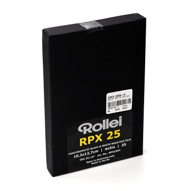 Rollei RPX 25 4x5-inch Film (25 sheets)