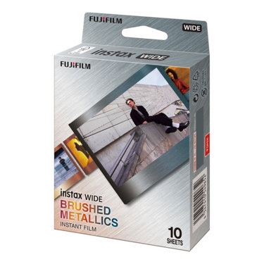 Fujifilm Instax Wide Brushed Metallics Instant Film Pack (10 Exposures)