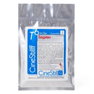 Cinestill T6 TungstenChrome 1st Developer Bath for Cool-Tone 3200K E100T Sides, for the CS6 3-Bath Process (E-6 Chrome)