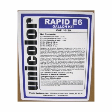 Unicolor E6 Rapid Film Developing Kit (1 Gallon)