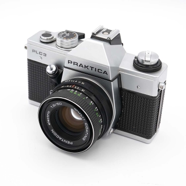 Praktica PLC3 35mm Film Camera with 50mm F1.8 Lens (BGN) Used