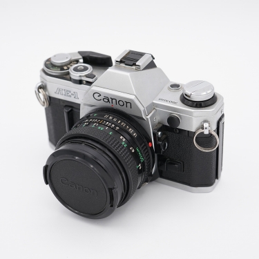 Canon AE-1 35mm Film Camera with 50mm F1.8 Lens (BGN) Used