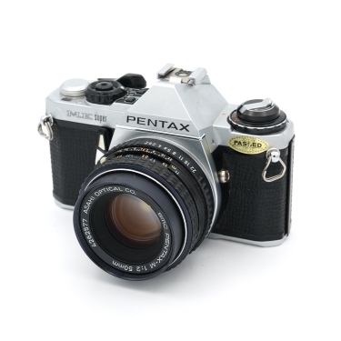 Pentax ME Super 35mm Film SLR Camera with 50mm F2 Lens (EX) Used