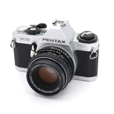 Pentax MG 35mm Film SLR Camera with 50mm F2 Lens (EX) Used
