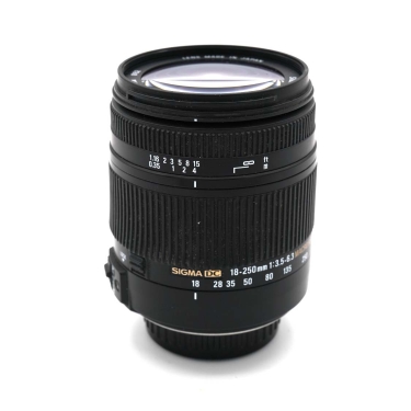 Sigma 18-250mm F3.5-6.3 Macro HSM (BGN) Used Lens for Pentax K Mount