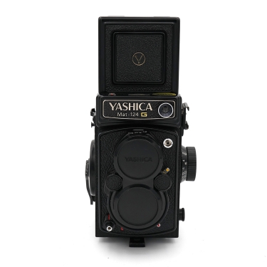 Yashica Mat 124G TLR Film Camera with Auxilary Telephoto Viewer (AS-IS) Used