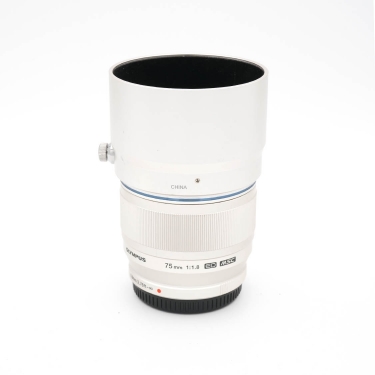 Olympus 75mm F1.8 Silver Used Lens for Micro Four Thirds Mount