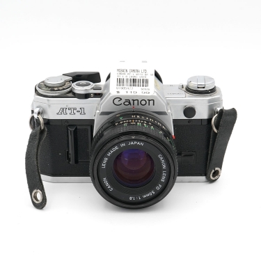 Canon AT-1 with FD 50mm F1.8 Used Film Camera