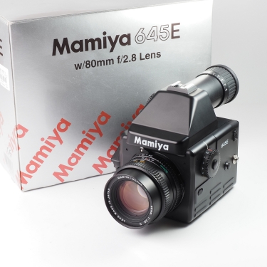 Mamiya 645E Medium Format Film Camera with Sekor C 80mm f2.8 N Lens (EX+) Used
