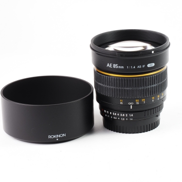 Rokinon 85mm F1.4 D (BGN) Used Lens for Nikon F Mount