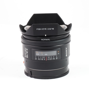 Sony 16mm F2.8 Fish-Eye (EX) Used Lens for Sony A Mount