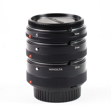 Minolta MD Auto Extension Tubes (14mm, 21mm, 28mm)(EX) Used