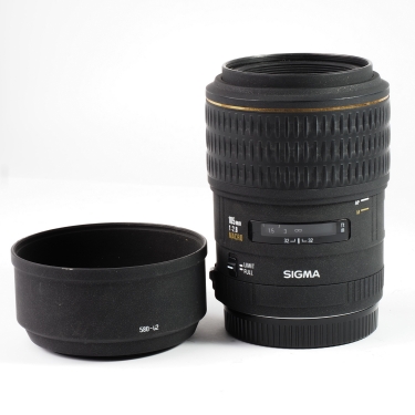 C/EF Sigma EX 105mm F2.8 Macro (AS-IS)(MF ONLY) Used Lens For Canon EF