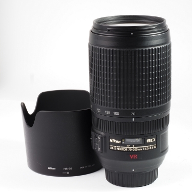 Nikon AF-S 70-300mm F4.5-5.6 G ED VR (EX+) Used Lens