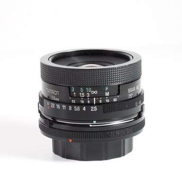 C/FD Tamron Adaptall  28mm F2.5 02B (BGN) Used Lens For Canon FD