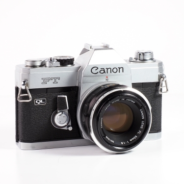 Canon FT QL (New Seals)(EX) + 50mm F1.8 (BGN) Used Film Camera