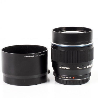 Olympus M.Zuiko 75mm f1.8 ED MSC  (EX+) MFT used