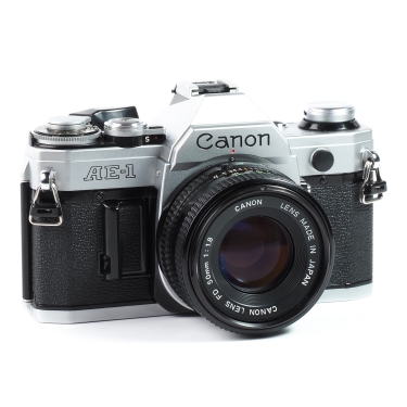 Canon AE-1 + 50mm f1.8 (EX+, CLA'd, New Seals)