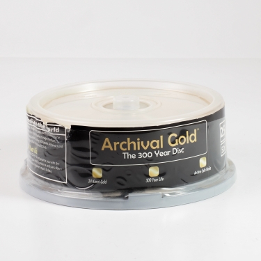 Delkin Archival Gold CD-R (Pack of 25)(LN)(NOS) used