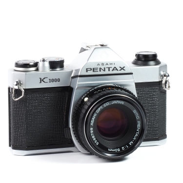 Pentax K1000 + 50mm f2 (EX, New Seals) used