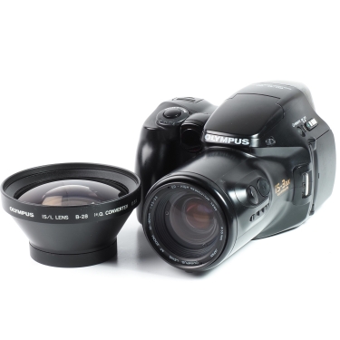 Olympus IS-3 DLX + B28 0.8x Converter (BGN) used