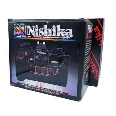 Nishika N8000 3D 35mm Film Camera with Bag (LN) Used
