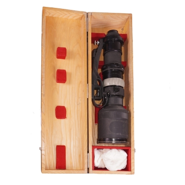 Nippon Kogaku Nikkor-P AIS 600mm F5.6 Lens with CU-1 Focus Unit & Wooden Case (BGN) Used