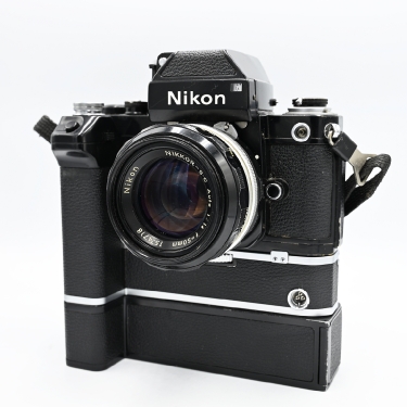 Nikon F2 Photomic 35mm Film SLR Camera with 50mm F1.4 Lens, MD-2, & MB-1 (BGN) Used