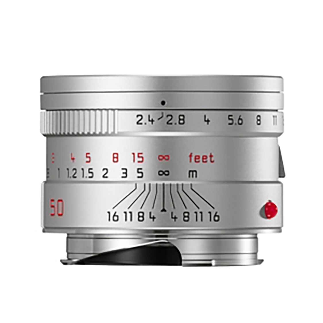 Leica Summarit-M 50mm F2.4 Lens (silver anodized)