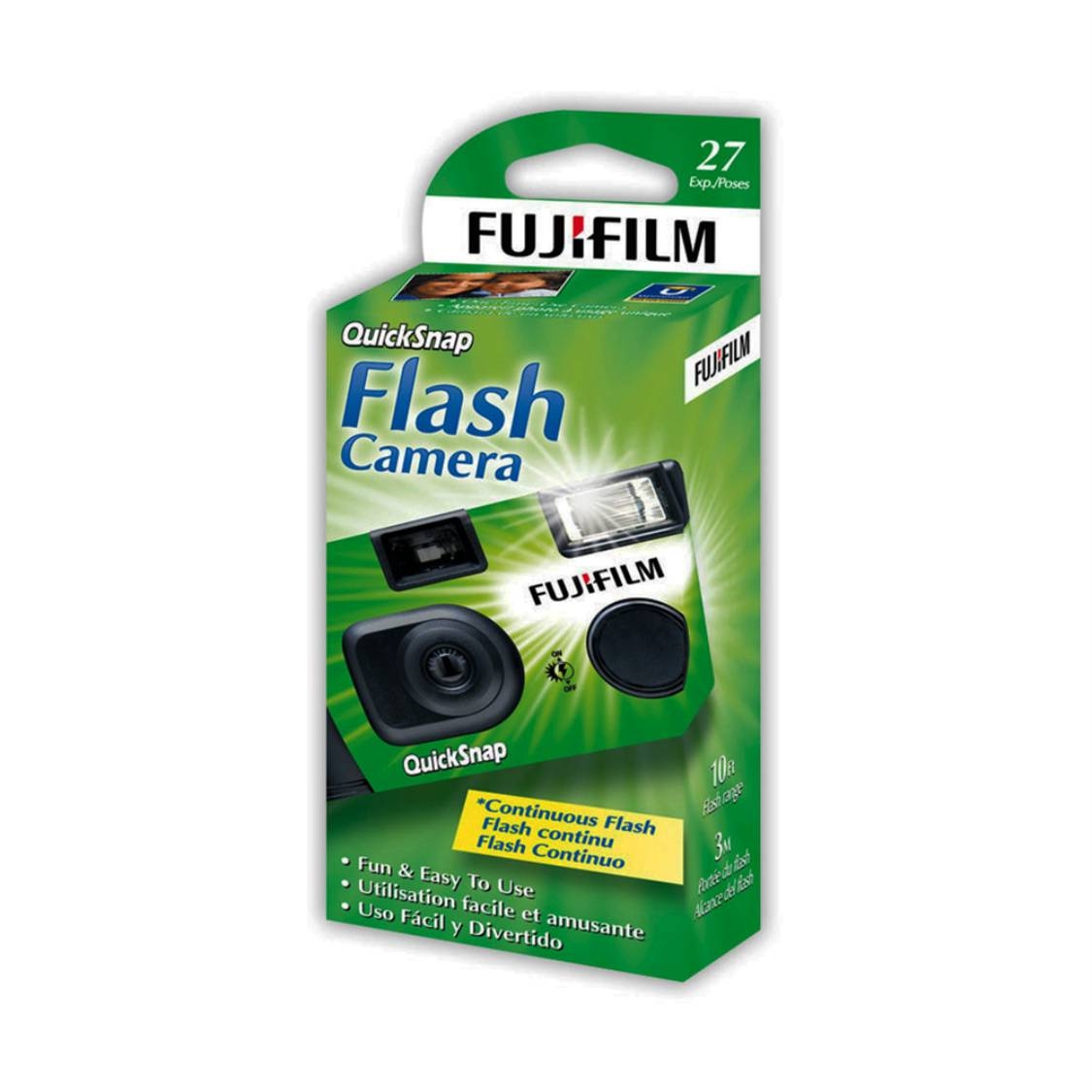 FUJIFILM QuickSnap Flash 400 35mm Disposable Camera (27 Exposures)
