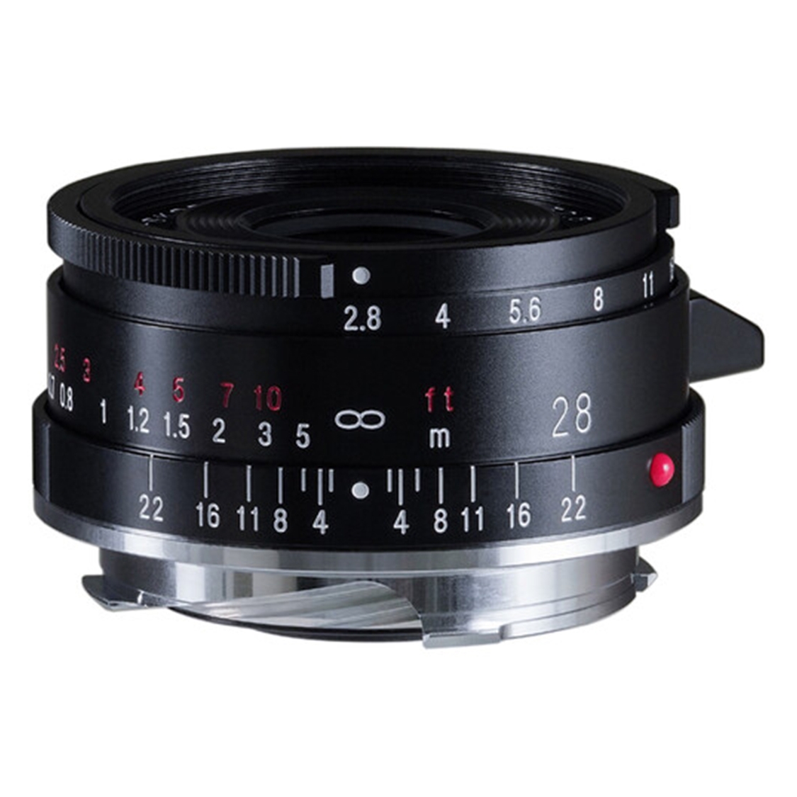 Voigtlander 28mm f2.8 Color-Skopar Type II Aspherical Lens for Leica M Mount (Black)