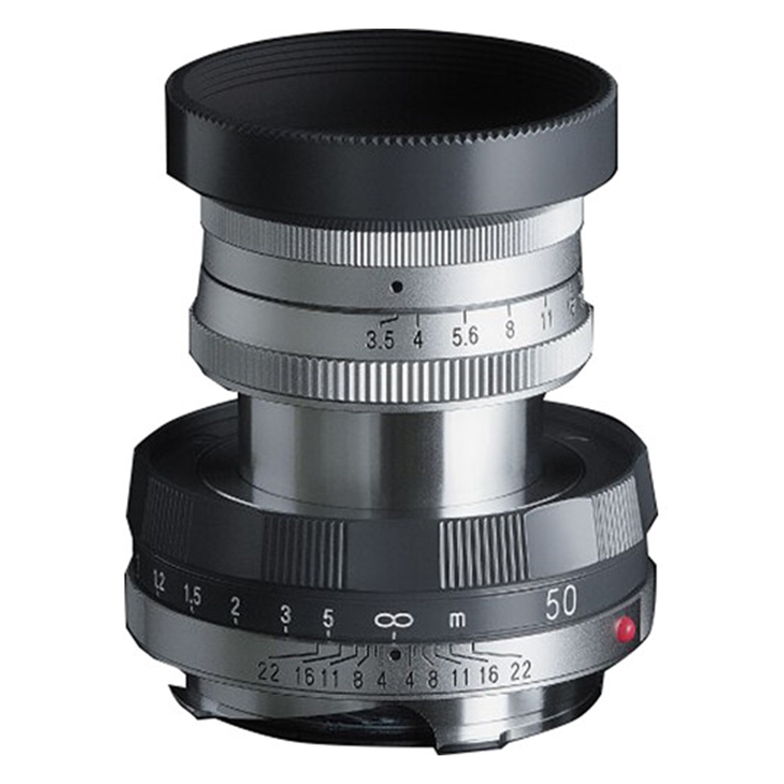 Voigtlander APO-LANTHAR 50mm f3.5 Type I VM Lens for Leica M Mount (Gray & Chrome)