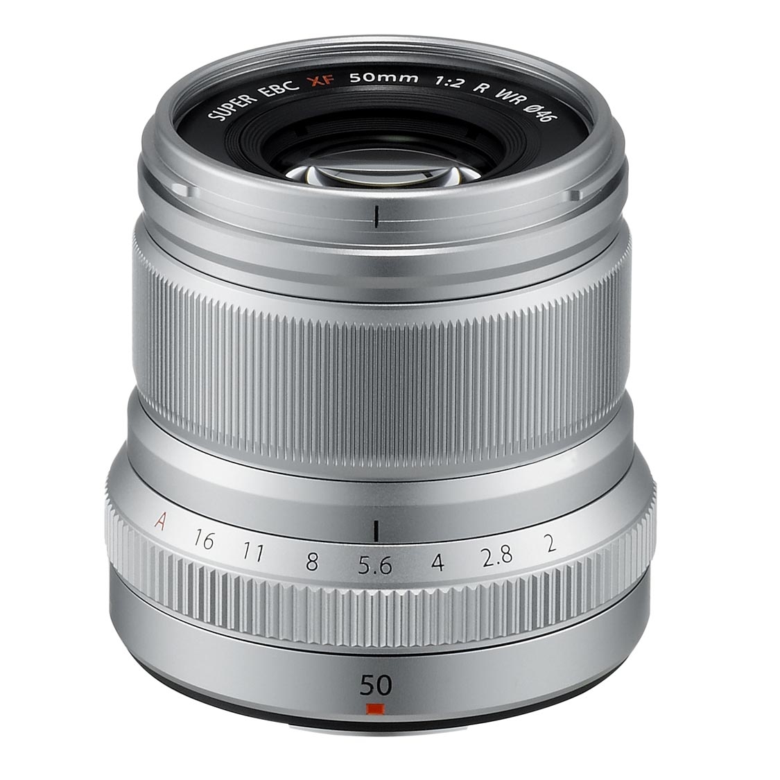 Fujifilm XF 50mm F2.0 R WR Lens (Silver)